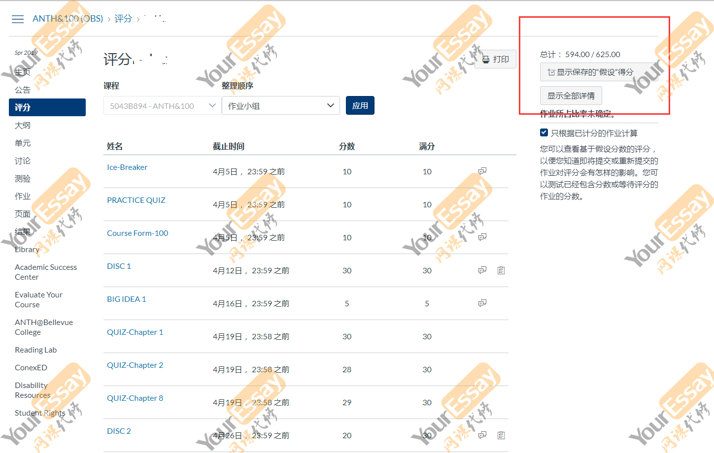 网课代上成绩3 网课代上成绩3